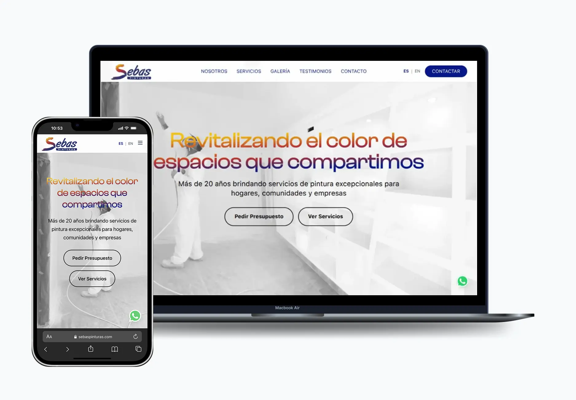 Sebas Pinturas - Desktop